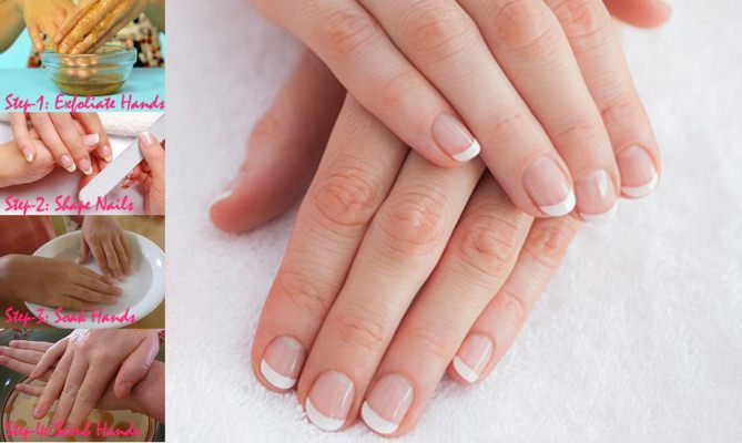 Manicure At Home Step By Step Procedure